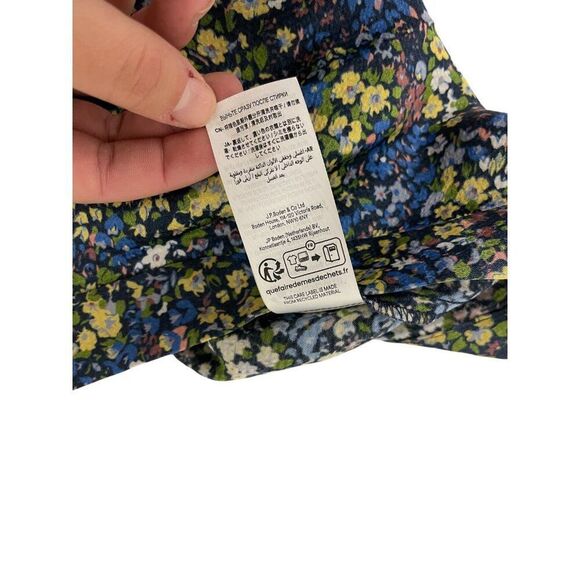 Boden Womens Ruffle Midi Skirt UK 10 US 6 Multicolor Floral Tiered R0284 NWT - Picture 11 of 14